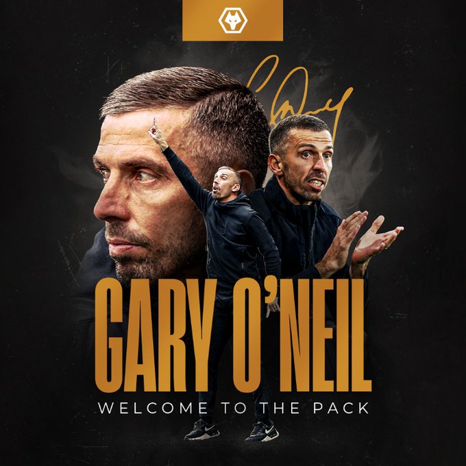 Gary O'Neil has been immediately appointed as Julen Lopetegui's successor as head coach by the Wolves.