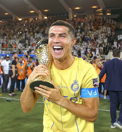 Ronaldo with Cup